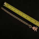 Mall goth pink skull and crossbones necklace Photo 3