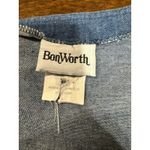 Bonworth VTG Grandma Core Denim Floral Embroidered Y2K Vest Women Large Grunge Festival Photo 1