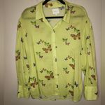 Sundays  butterfly lime green top Photo 1