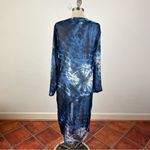 Noisy May  Blue Tie Dye Sheer Cardigan Duster Photo 4