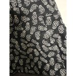 Loft 001-022 Women Size 6 Chino Shorts Mid Rise Black Pineapples Pockets Photo 4
