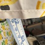 Womens Lemon Print Maxi Dress Halter Neck Size S Slit White Yellow Fun Party Photo 12