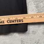 Calvin Klein  Jumpsuit XS Black Faux Leather Wide Leg V-Neck Tie Waist Formal Photo 13