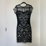 Romeo + Juliet Couture  Beaded Little Black Dress Size M Photo 2