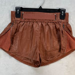 FP‎ Movement Zippers Running Shorts High Waist Athletic Copper Size S Brown Photo 0