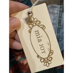 Joyfolie Womans Mia Joy Green‎ Floral Bomber Jacket windbreaker Size XS Photo 5