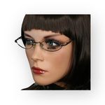 Moschino new ☻ Metal Emojis Eyeglass Frames ☻ Peace Love Yin Yang Smiley ☻︎ Navy Photo 14