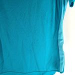 Nike  Dri-Fit Womens Athletic Short Sleeve Shirt Turquoise Blue Size M Photo 2