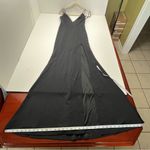 Katie May  Black Plunge Low Back‎ Saylor Gown Maxi Dress Womens Size Small NEW Photo 10