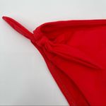Vitamin A  Red Bikini Bottoms Tie Waist BioSculpt Plant Based SZ Extra Small NWT Photo 9