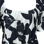 NWT 10/M BloomChic Ditsy Floral Pocket Square Neck Shirred Ruffle Dress Photo 4