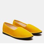 Steve Madden NEW  BOCA Mustard Velvet Slip On Soft Loafer   6.5 Photo 2
