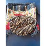 Unlisted Granola Girl Rainbow Earth Hippie Backpack Festival Boho Woven Artsy Wanderlust Photo 3