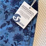 Volcom Railed Stretch Blue Floral Denim Legging Jeggings Skinny Jeans Photo 9