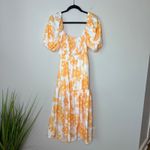 Lena Summer Beach Resort Vacation Tropical Print Tie Photo 7