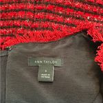 Ann Taylor Textured Red Midi Dress Photo 5