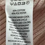 Cynthia Rowley Active pastel pink drawstring funnel ribbed cowl neck sweater L Photo 13