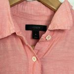 J.Crew | Pink/Light Red Linen Blend Buttondown Shirt sz 4 Photo 2