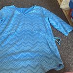 Merrell  large blue blouse Photo 1