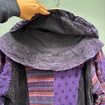 Yak N Yeti Patchwork Bohemian Cotton Coat in Purple M Size M Photo 8