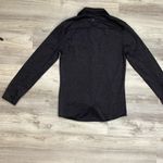 Zella Heathered Black/Gray Button Front Collared Long Sleeve Shirt/Jacket XS Photo 4