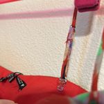 ZARA NWT  Red Floral Ruffle Crop Top Photo 4