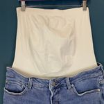 Blanqi Maternity Belly Support Straight Crop Jeans Photo 4