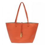 Orange Green Shoulder Tote Work Bag With Crossbody Insert Photo 1