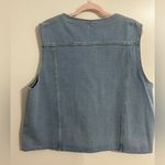 SHEIN Blue Denim Vest Size 2XL Photo 1