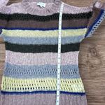 Anthropologie HARLYN Stitched & Striped Pullover Sweater Boho Festival Knit S Photo 8