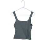 Free People  Intimately Gray Square Neck Tank size S Photo 1