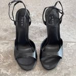 Bloomingdale’s AQUA Jett Ankle Strap High Heel Sandals Black, Size 10 NEW in Box Black Photo 3