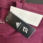 Peloton  Adidas Burgundy Sweatshirt size small Photo 3