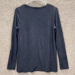 Cynthia Rowley Imperfect top gray black feature long sleeved top stretchy Photo 5
