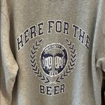 Show Me Your Mumu  Gray Stanley Oversized Here For The Beer Sweatshirt Size Small Photo 4