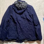 Woman Within Navy Blue Hooded Fleece Lined Jacket 18/20 L Photo 6