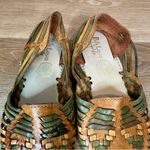 Boho Leather Woven made in Mexico Women's Loafers Brown Size 6.5 Photo 7
