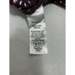 Nine Britton Womans  Long Sleeve Wrap Blouse XL Maroon V Neck Elastic Waist Photo 3