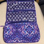 Vera Bradley NWOT  Purple Floral Cotton Quilted Travel Case/Organizer Photo 8