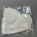 PacSun NWT Your Favorite Tie Front Eyelet Babydoll Mini Dress XS White Womens Photo 10