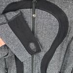 Lululemon Athletica Womens Stride Heather Herringbone Hooded Jacket Black Size 4 Photo 5