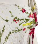 Lane Bryant Womens White Red Gold Floral Square Neck Spring Summer Dress Size 1 Photo 6