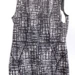 H&M sculpted Tank black/white printed sheath dress Sz 4 New with Tags Photo 2