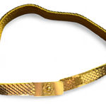 Vintage Belt Gold Stretchy Scale Mesh Size 31 Photo 0