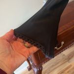 Clover + Scout Boutique dress charcoal lace up shift Embroidered Photo 4