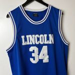 He Got Game Movie Shuttlesworth Lincoln Movie Jersey Blue White XL Extra Large Photo 13