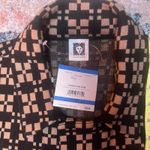 Anne Klein Stretchy Sweater Blazer Size Open Front Brown Black Size XL NWT Photo 4