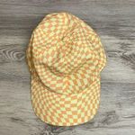 Wild Fable Orange & Yellow Checkered Print Adjustable Women's Ball Cap Photo 0
