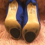 Chelsea and Zoe Blue Cut Out Shoes Photo 4