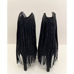 INC Boots Size 5.5 Black Western Ankle Booties Pointed Toe Evening Shoes NEW Black Photo 6